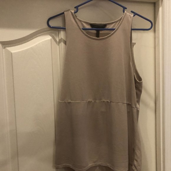 BCBG MaxAzria tan Caralyn top, size M - Picture 3 of 6